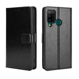 DOOGEE N20 Pro Leather Wallet Case & Strap - Svart