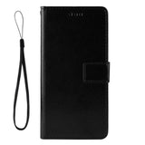 DOOGEE N20 Pro Leather Wallet Case & Strap - Svart