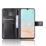 DOOGEE N20 Pro Leather Wallet Case & Strap - Svart