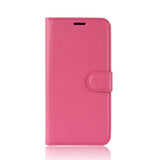 Nokia 3.2 Plånboksfodral Imitationläder - Rosa