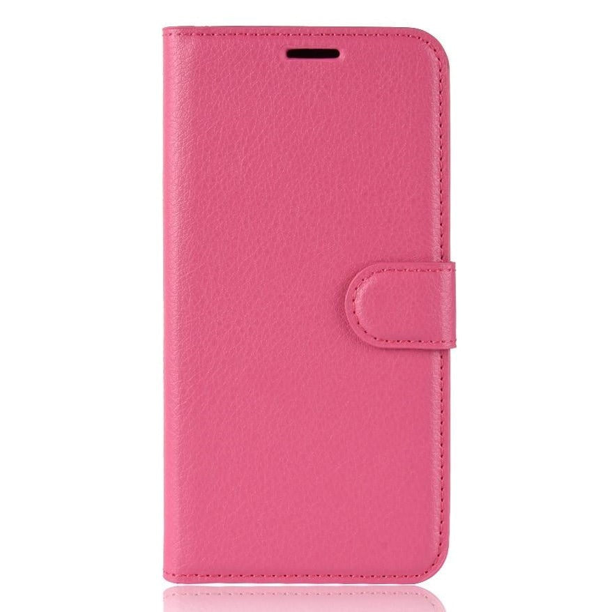 Nokia 2.3 Litchi läderplånbok - rosa - rosa