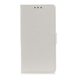 Nokia 1.3 Classic Leather Flip Case m. Stand & Card Holder - White