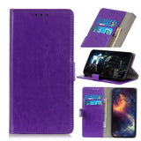 Nokia 1.3 Classic Leather Flip Case m. Stand & Card Holder - Purple