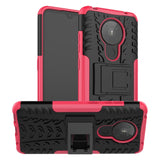 Nokia 5.3 Cool Tire Tough Case m. Stand - Svart / rosa