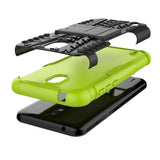 Nokia 1.3 Cool Tire Tough Case m. Stand - Svart / grönt