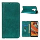 Nokia 3.4 Litchi Texture Leather Wallet Case - Green