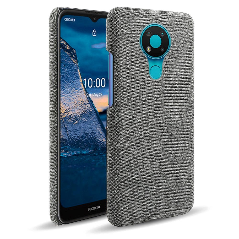 Nokia 3.4 Tygfodral - Dark Grey