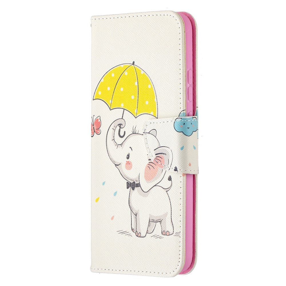 Nokia 3.4 Wallet Case - Elefant med paraply