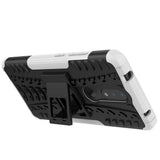 Nokia 2.4 Hybrid Tough Case m. Stativfunktion - Svart / Vit