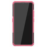 Nokia 2.4 Hybrid Tough Case m. Stativfunktion - Svart / rosa