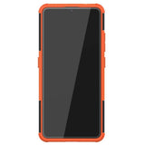 Nokia 2.4 Hybrid Tough Case m. Stativfunktion - Svart / orange