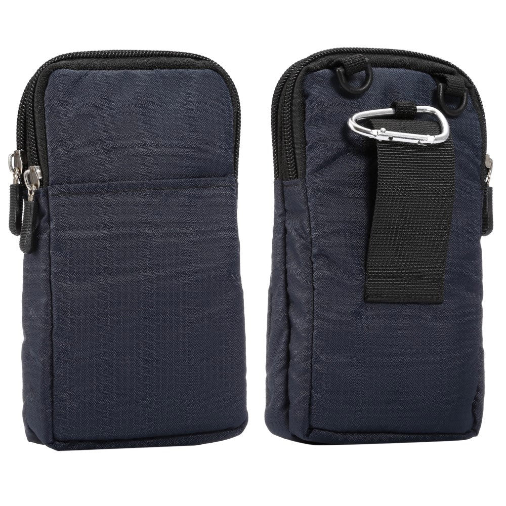 Universal Beltpack för smartphones m. Carabiner & Strap - Dark Blue - (Max. Telefon: 170 x 95 x 15 mm)