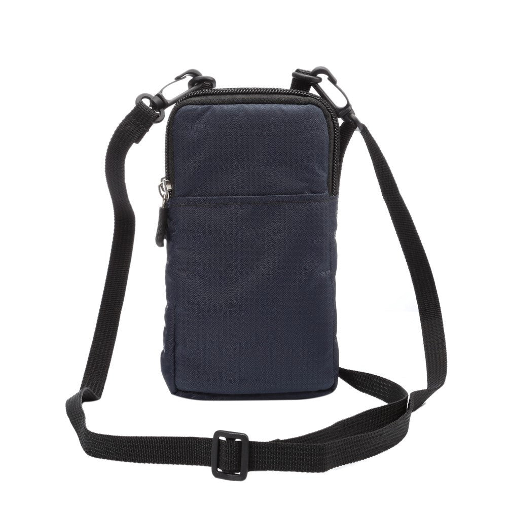 Universal Beltpack för smartphones m. Carabiner & Strap - Dark Blue - (Max. Telefon: 170 x 95 x 15 mm)