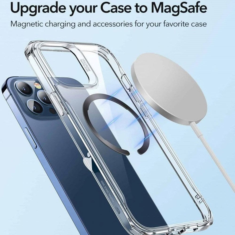 ESR Universal MagSafe Kompatibel Magnetisk Ring - 2 St. - Svart / Silver