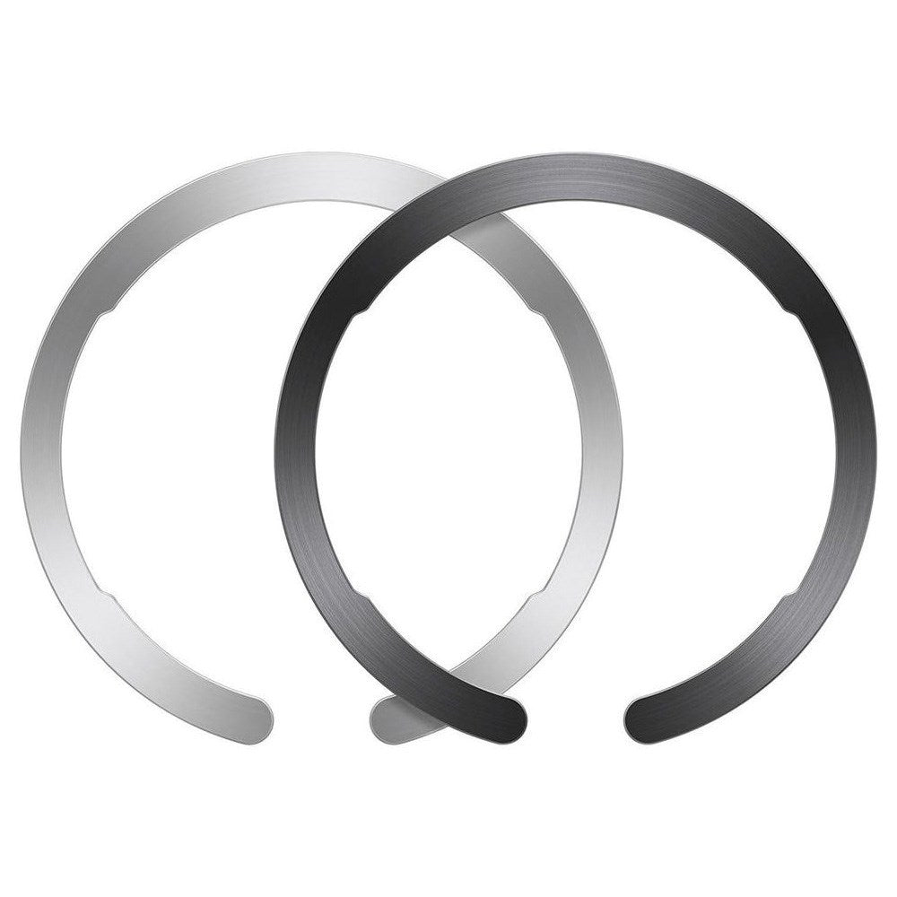 ESR Universal MagSafe Kompatibel Magnetisk Ring - 2 St. - Svart / Silver
