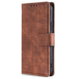 TCL 20L Crocodile Leather Wallet Case - Brown