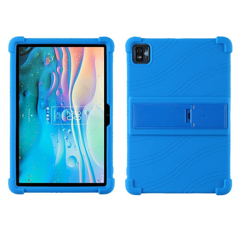 TCL TAB 10S SILICONE CASE m. Stativfunktion - mörkblå