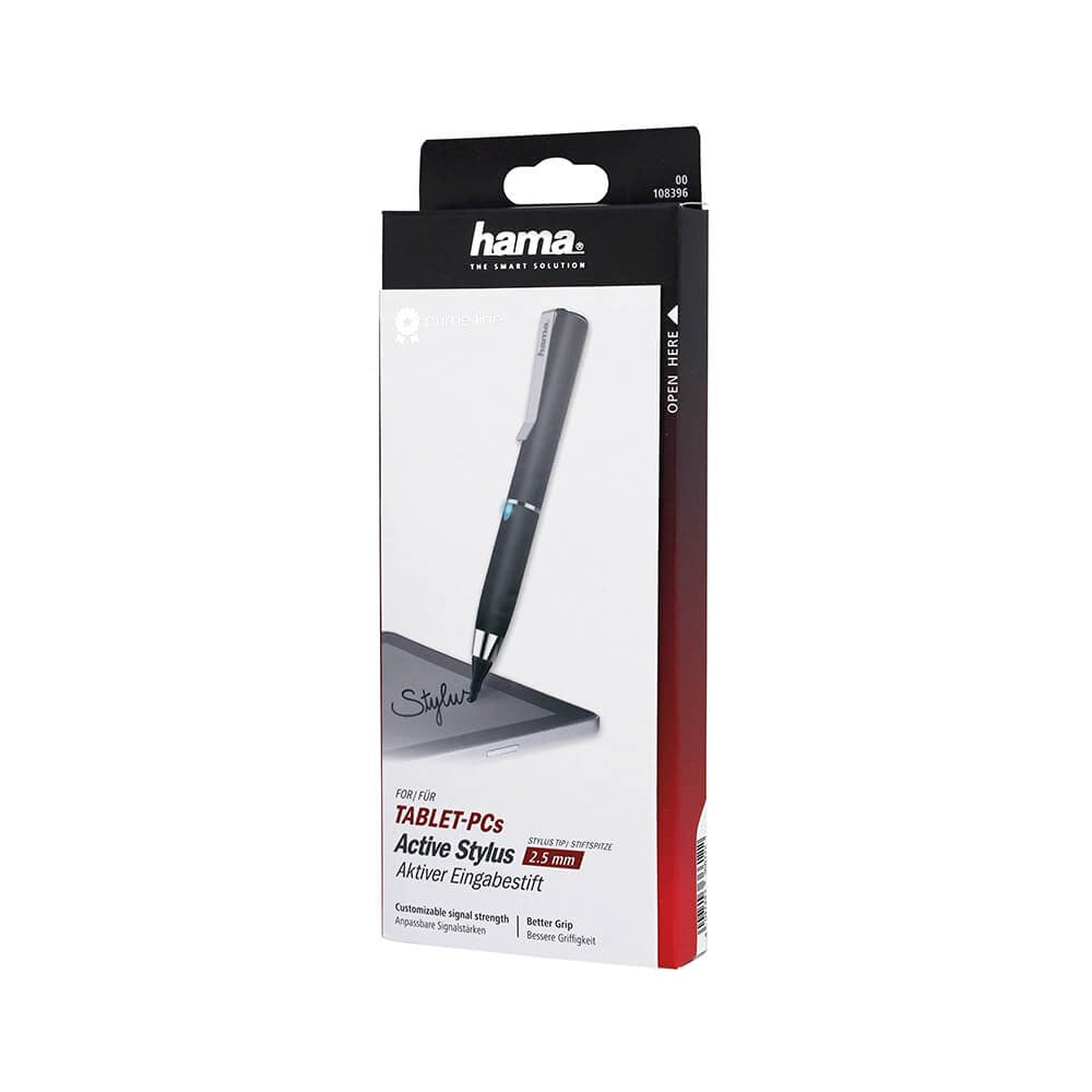 HAMA Stylus Pen "Active Fineline" - Svart