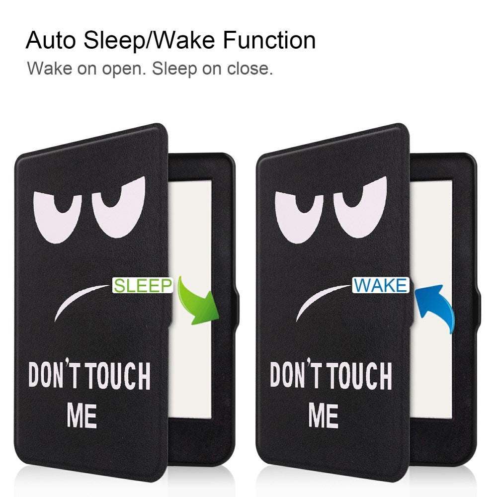 Kobo Nia Fodral i Konstläder med Sleep-Wake Funktion - "Don't Touch Me"