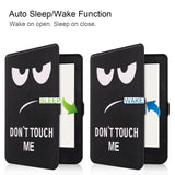 Kobo Nia Fodral i Konstläder med Sleep-Wake Funktion - "Don't Touch Me"