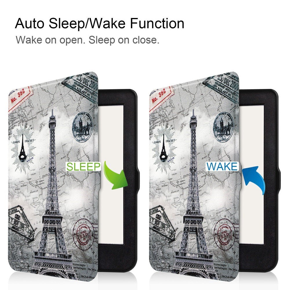 Kobo Nia Fodral i Konstläder med Sleep-Wake Funktion - Eiffeltornet