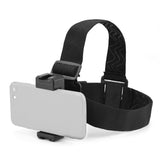 Universal Phone & Camera Head Strap Mount - Svart