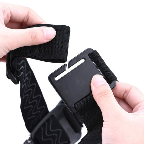 Universal Phone & Camera Head Strap Mount - Svart