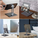 Desktop Metal Holder Til Tablet - Grå