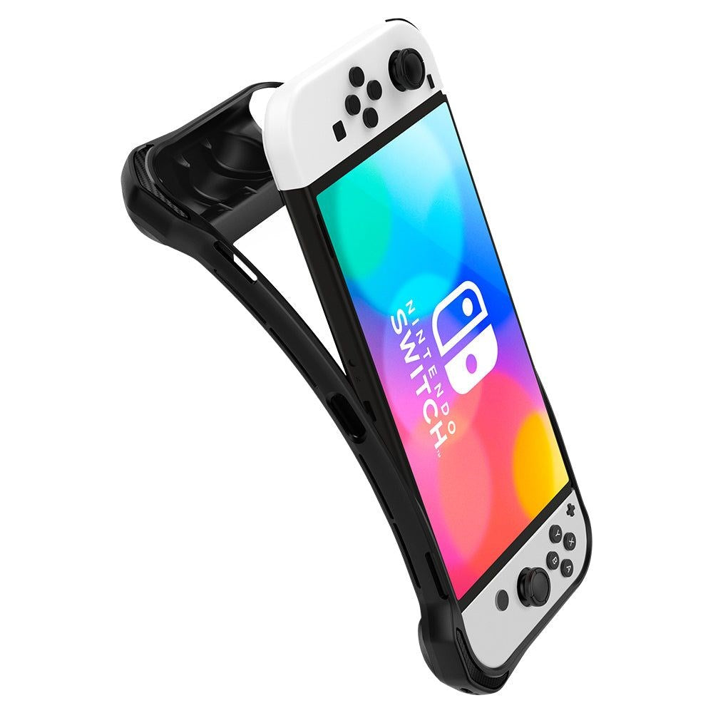 Spigen Nintendo Switch Oled Rugged Armor Case - Svart