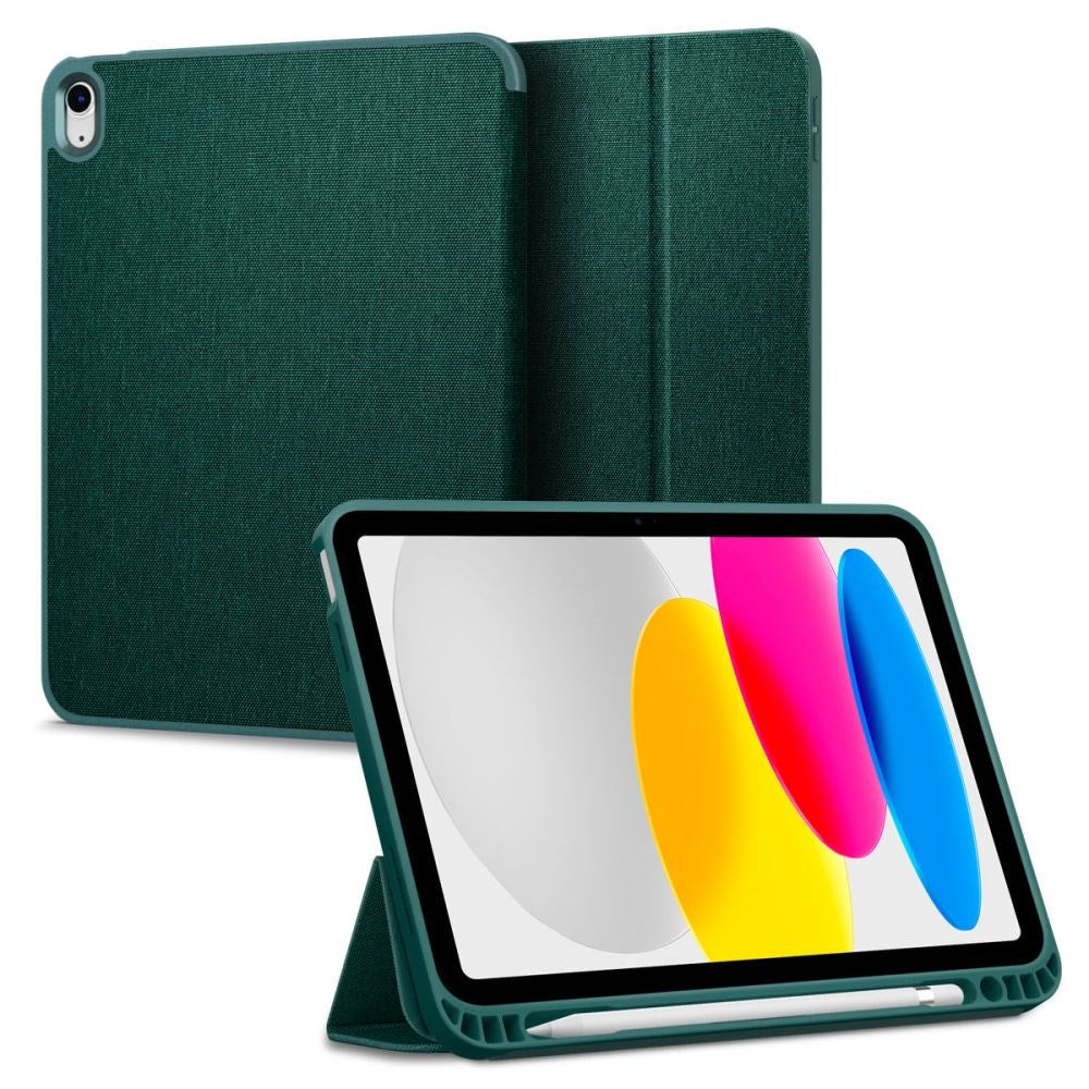 iPad 10.9" (2022) Spigen Urban Fit Fodral m. Pen Hållare - Grön