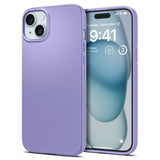 iPhone 15 Spigen Thin Fit Skal - Iris Purple