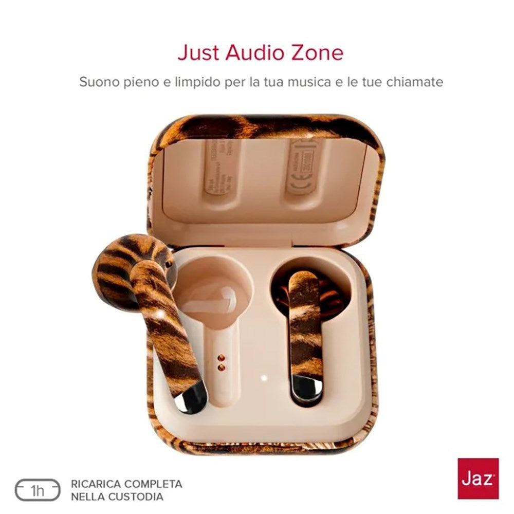 Jaz Hoox True Wireless In-Ear Bluetooth Hörlurar - Leopard