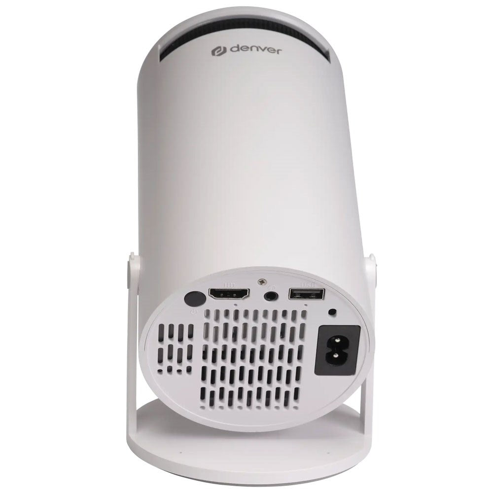 Denver PR-2500 Projektor med Full HD 1080p & 1 x HDMI 1 x USB-A 1 x 3,5 mm-uttag & Bluetooth - Vit