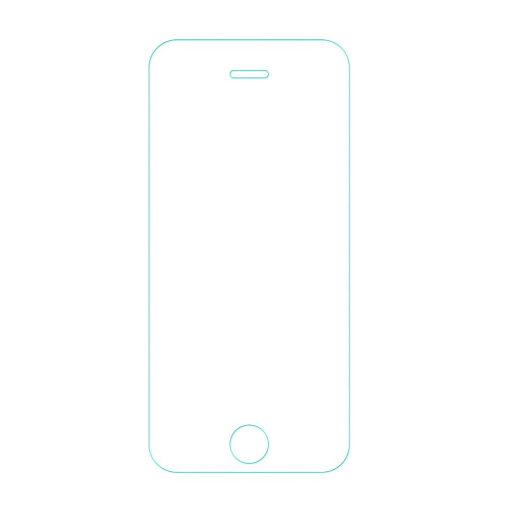 iPhone SE / 5 / 5S Härdat Skärmskyddsglas - Fodralvänlig - Genomskinlig