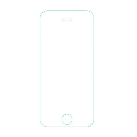 iPhone SE / 5 / 5S Härdat Skärmskyddsglas - Fodralvänlig - Genomskinlig