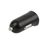 Essentials 12W Billaddare m. USB-A till Lightning Kabel - 1m - Svart