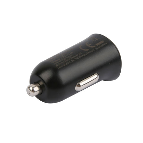 Essentials 12W Billaddare m. USB-A till Lightning Kabel - 1m - Svart