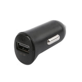 Essentials 12W Billaddare m. USB-A till Lightning Kabel - 1m - Svart