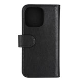 iPhone 14 Pro Essentials 2-i-1 Konstläder Fodral - Svart