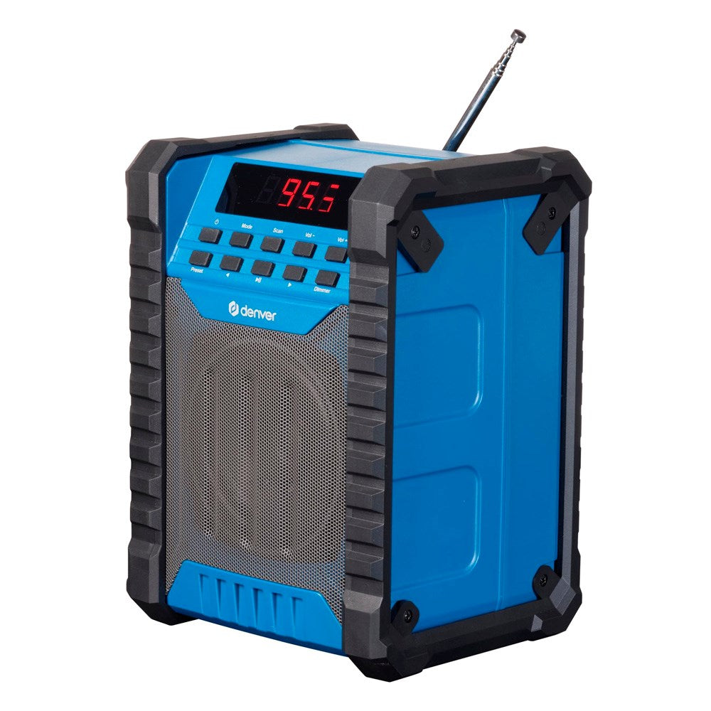 Denver Trådlös Bluetooth Hantverkare Högtalare - Svart / Blå