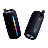 Denver Trådlös Bluetooth-Högtalare med Inbyggt Dynamiskt Ljus - Svart