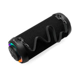 Denver Bärbar Trådlös Bluetooth Högtalare med Lampa & Axelrem - Svart