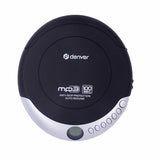Denver DMP-391 Bärbar CD Spelare m. Återupptagningsfunktion & Hörlurar - Svart