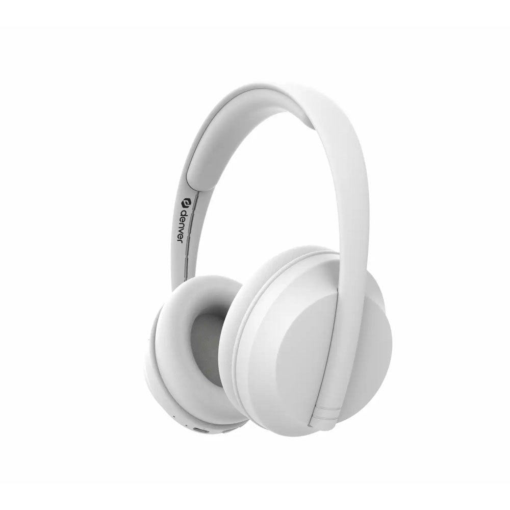 Denver BTH-235W Trådlösa Over-Ear Hörlurar - Vit