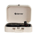 Denver VPL-130 Skivspelare med 2 x 10W Högtalare & Inspelningsprogramvara - Beige