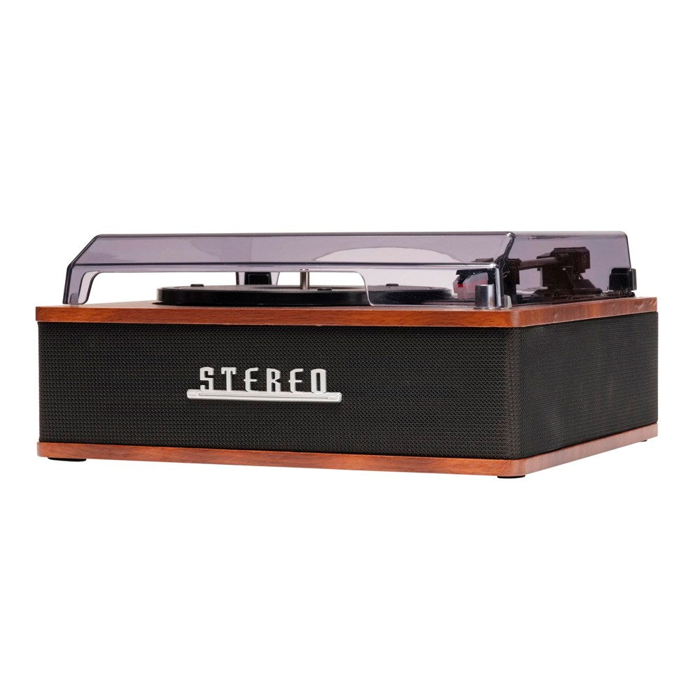 Denver VPB-262 Retro Skivspelare med Bluetooth & 2 x 20W Inbyggda Högtalare - Svart / Brun