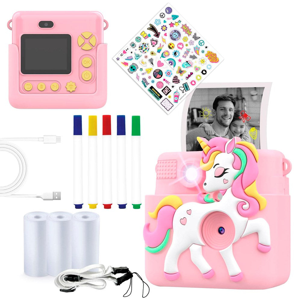 Denver KPC-1363 Digital Barnkamera med Inbyggd Termoskrivare - Rosa