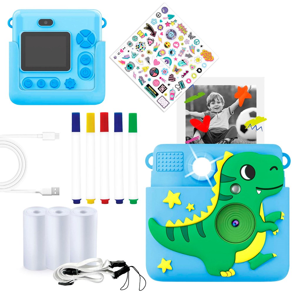 Denver KPC-1363 Digital Barnkamera med Inbyggd Termoskrivare - Blå