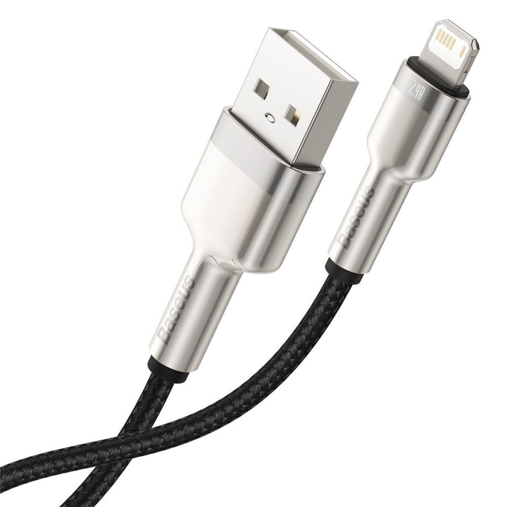 Baseus CAFULE USB -A TO Lightning Cable - 2M - Svart / silver