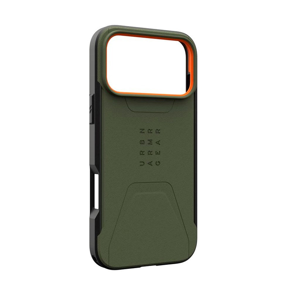 iPhone 17 Pro Max UAG Civilian Skal - MagSafe Kompatibel - Grön / Orange